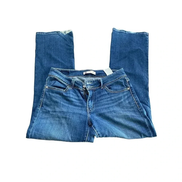 Levi's 529 Women's Blue Low Rise Bootcut Curvy Denim Jean size 10 30 x 32 - Picture 1 of 5